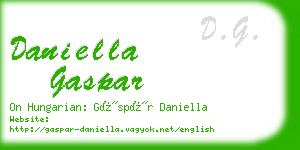 daniella gaspar business card